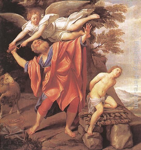 The Sacrifice of Isaac painting - Domenichino The Sacrifice of Isaac art painting